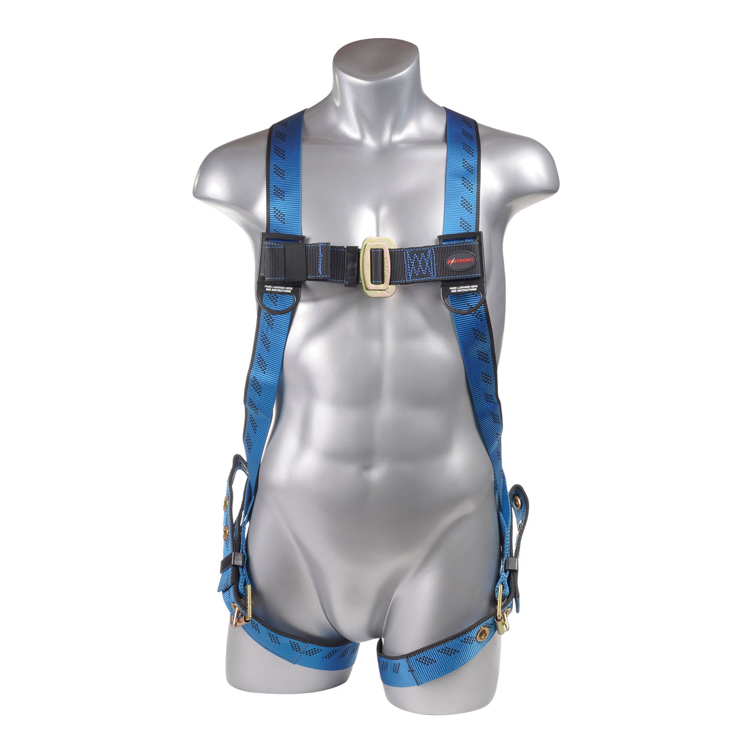K Strong Kapture Essential 3-Point Full Body Harness, Dorsal D-ring, TB Legs (S-L) UFH10101G(S-L)