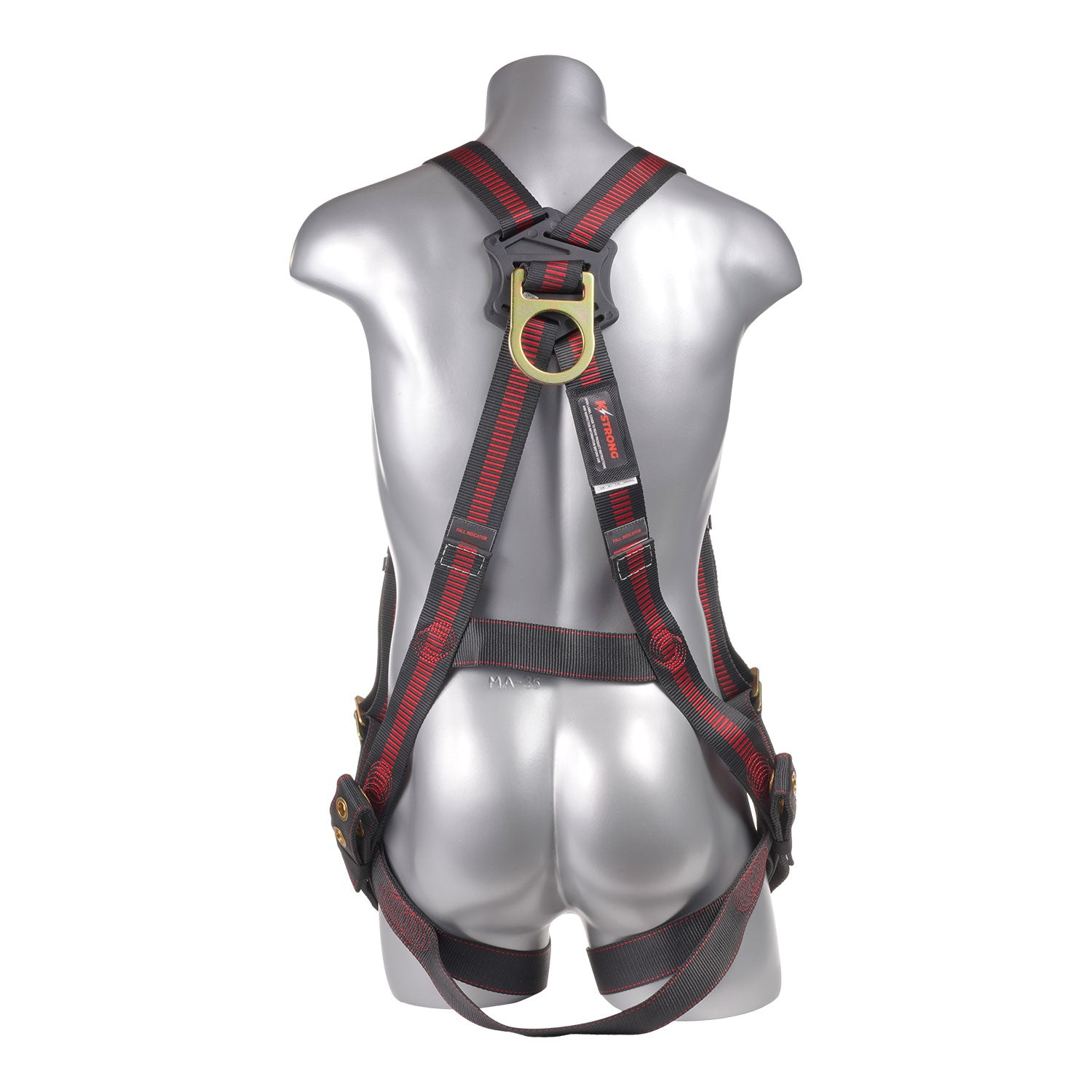 K Strong Kapture Elite 5-Point Full Body Harness, Dorsal D-ring, TB Legs (L-XL) UFH10201G(L-XL)