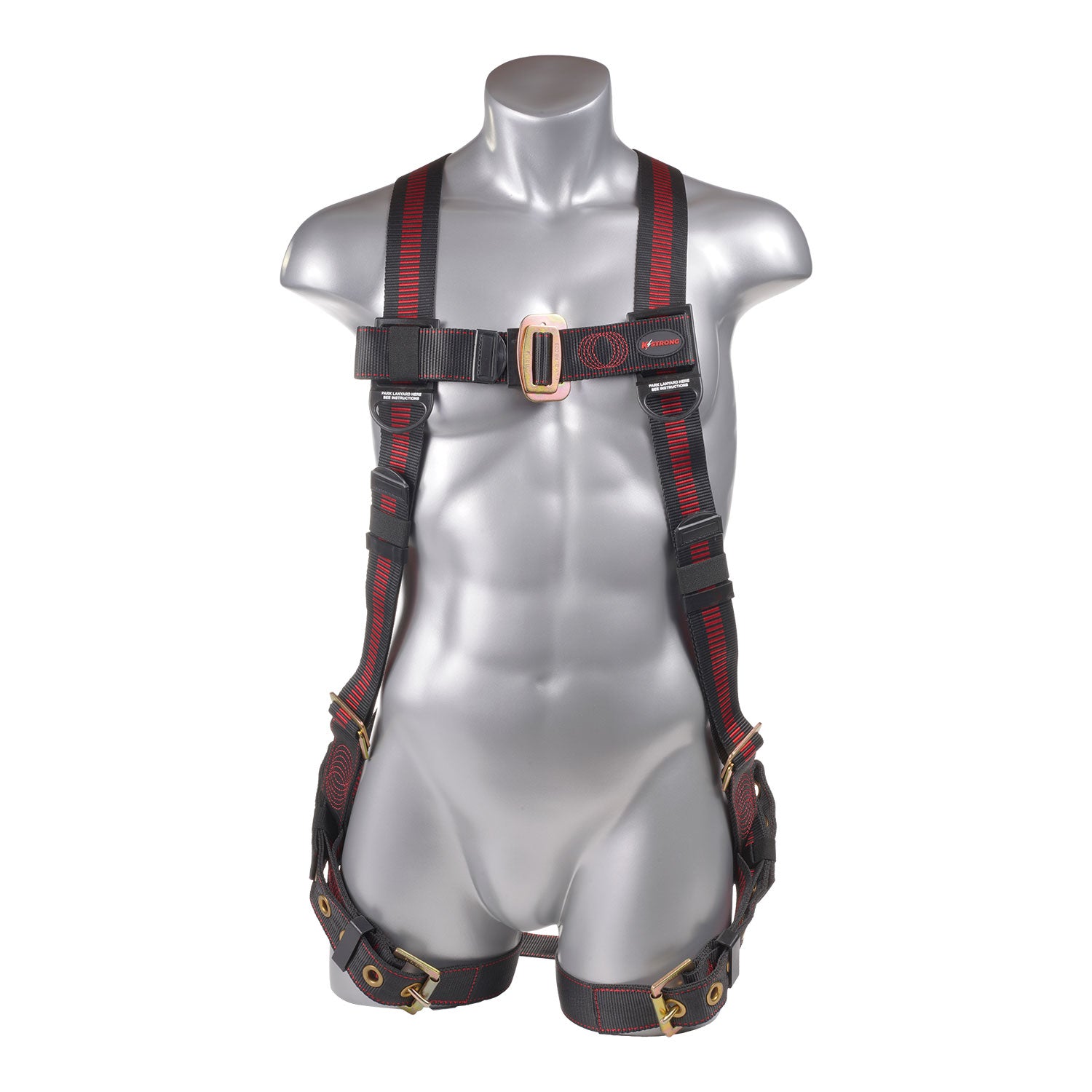 K Strong Kapture Elite 5-Point Full Body Harness, Dorsal D-ring, TB Legs (2XL-3XL) UFH10201G(2XL-3XL)