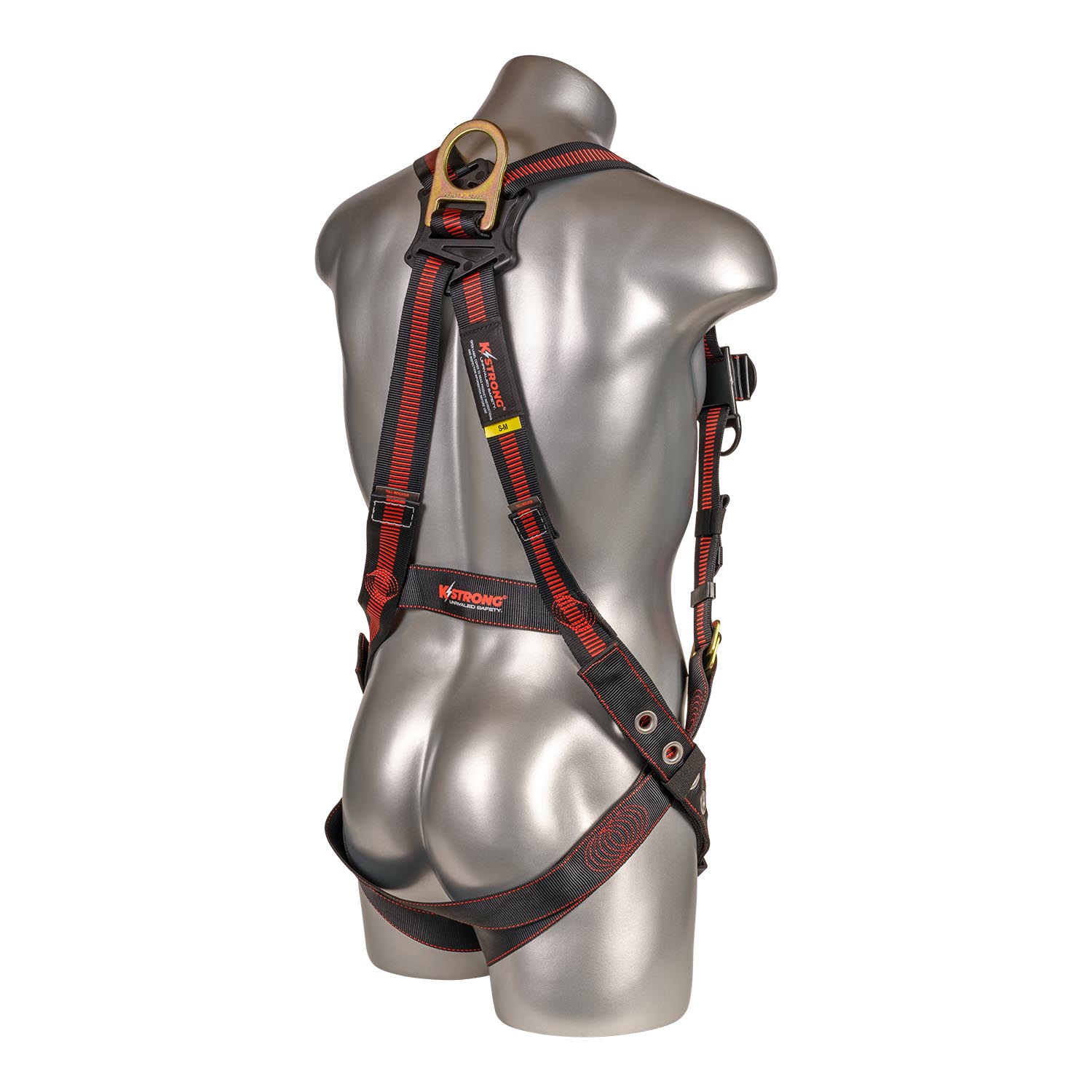 K Strong Kapture Elite 5-Point Full Body Harness, Dorsal D-ring, TB Legs, QC Chest (2XL-3XL) UFH10201GQ(2XL-3XL)