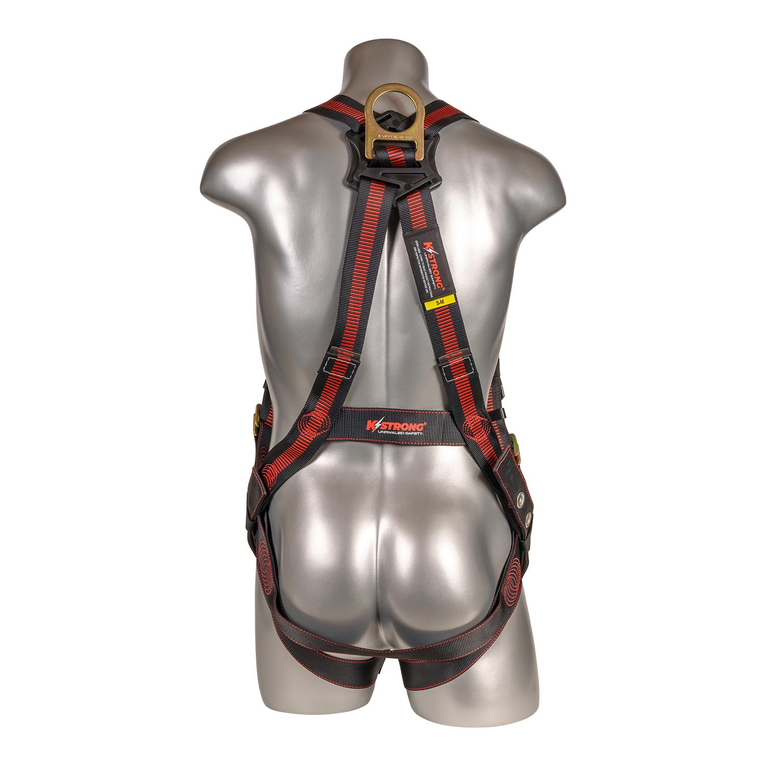 K Strong Kapture Elite 5-Point Full Body Harness, Dorsal D-ring, TB Legs, QC Chest (M-L) UFH10201GQ(M-L)