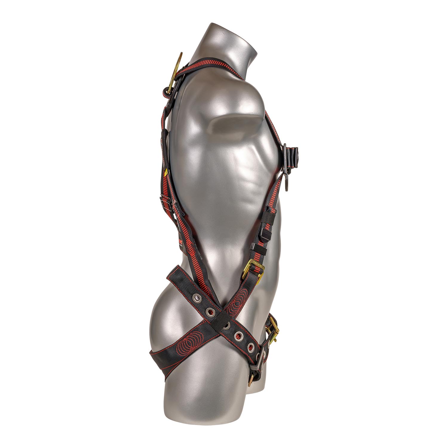 K Strong Kapture Elite 5-Point Full Body Harness, Dorsal D-ring, TB Legs, QC Chest (L-XL) UFH10201GQ(L-XL)