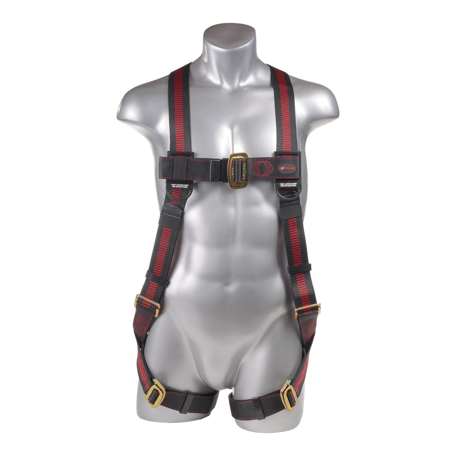 K Strong Kapture Elite 5-Point Full Body Harness, Dorsal D-ring, MB Legs (L-XL) UFH10201P(L-XL)
