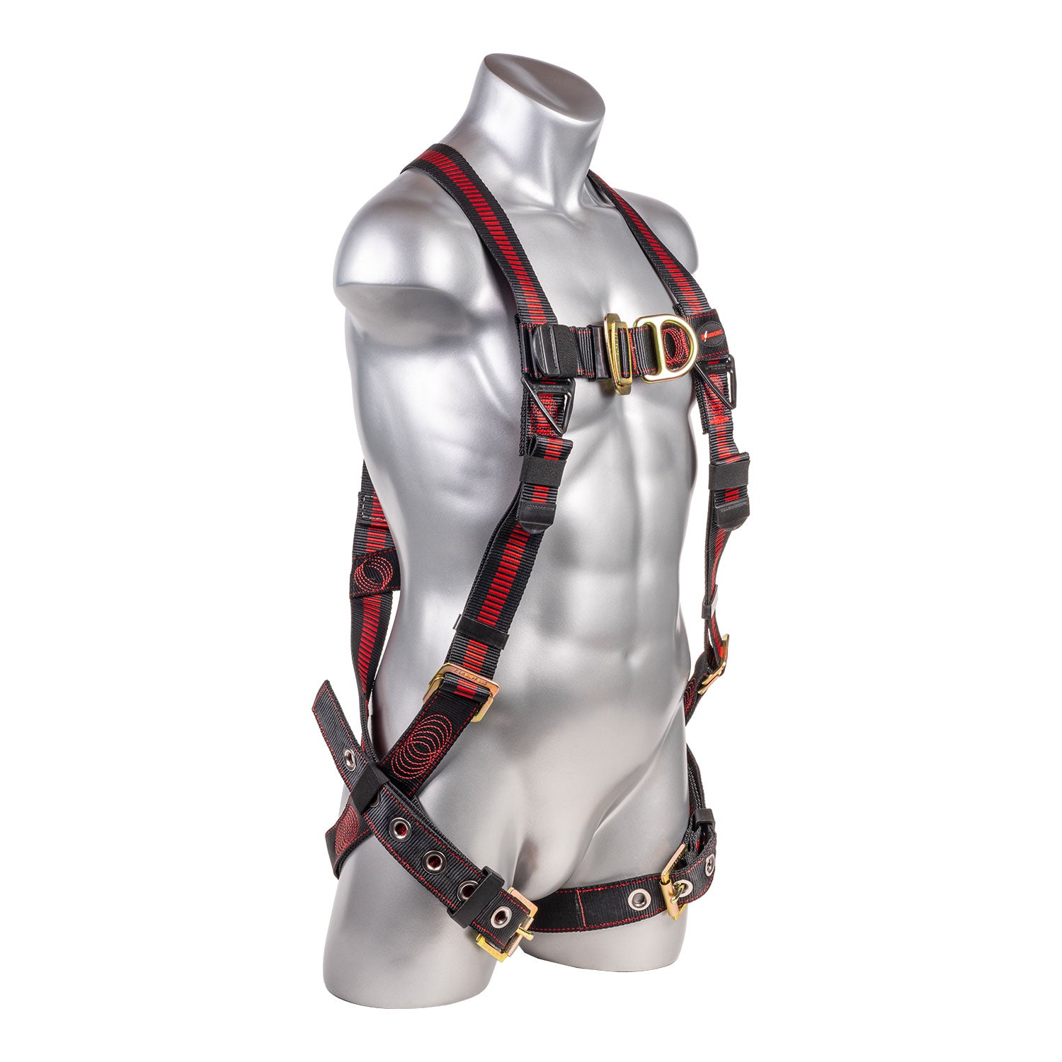 K Strong Kapture Elite 5-Point Full Body Harness, Dorsal D-ring, Front D-ring, TB Legs (XL-2XL) UFH10211G(XL-2XL)