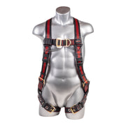 Kapture Elite 5-Point Full Body Harness, Dorsal D-ring, Front D-ring, TB Legs (XL-2XL)