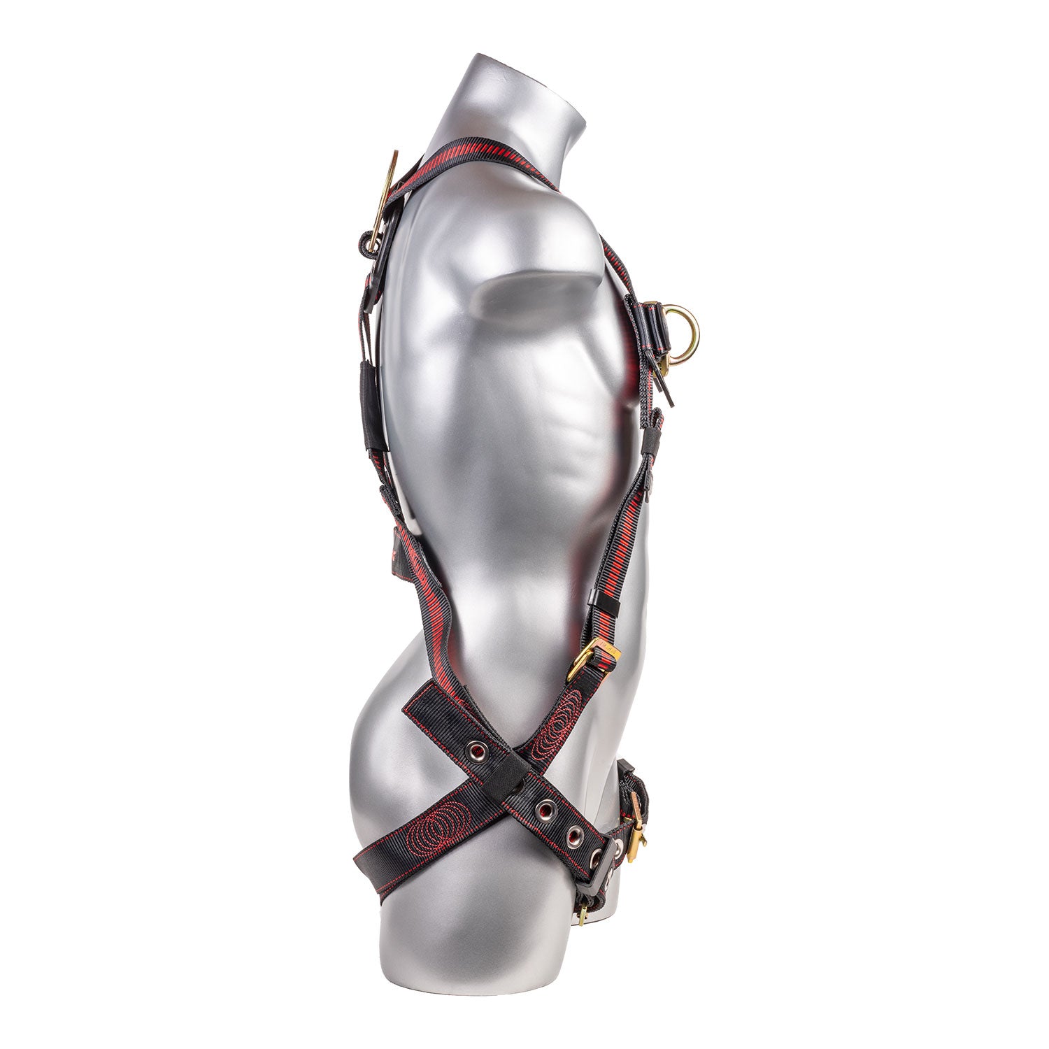 K Strong Kapture Elite 5-Point Full Body Harness, Dorsal D-ring, Front D-ring, TB Legs (M-L) UFH10211G(M-L)