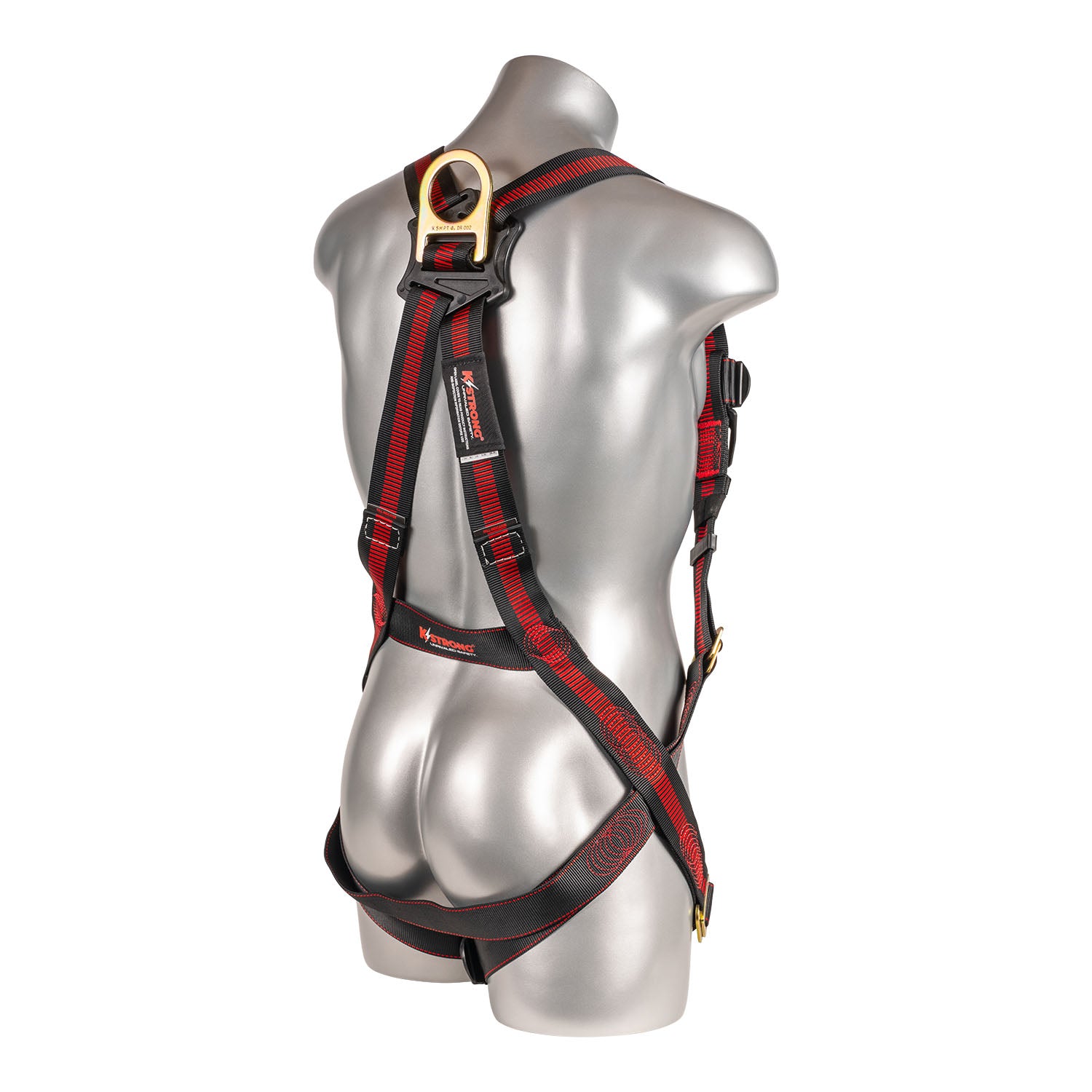K Strong Kapture Elite 5-Point Full Body Harness, Dorsal D-ring, Front D-ring, MB Legs (M-L) UFH10211P(M-L)