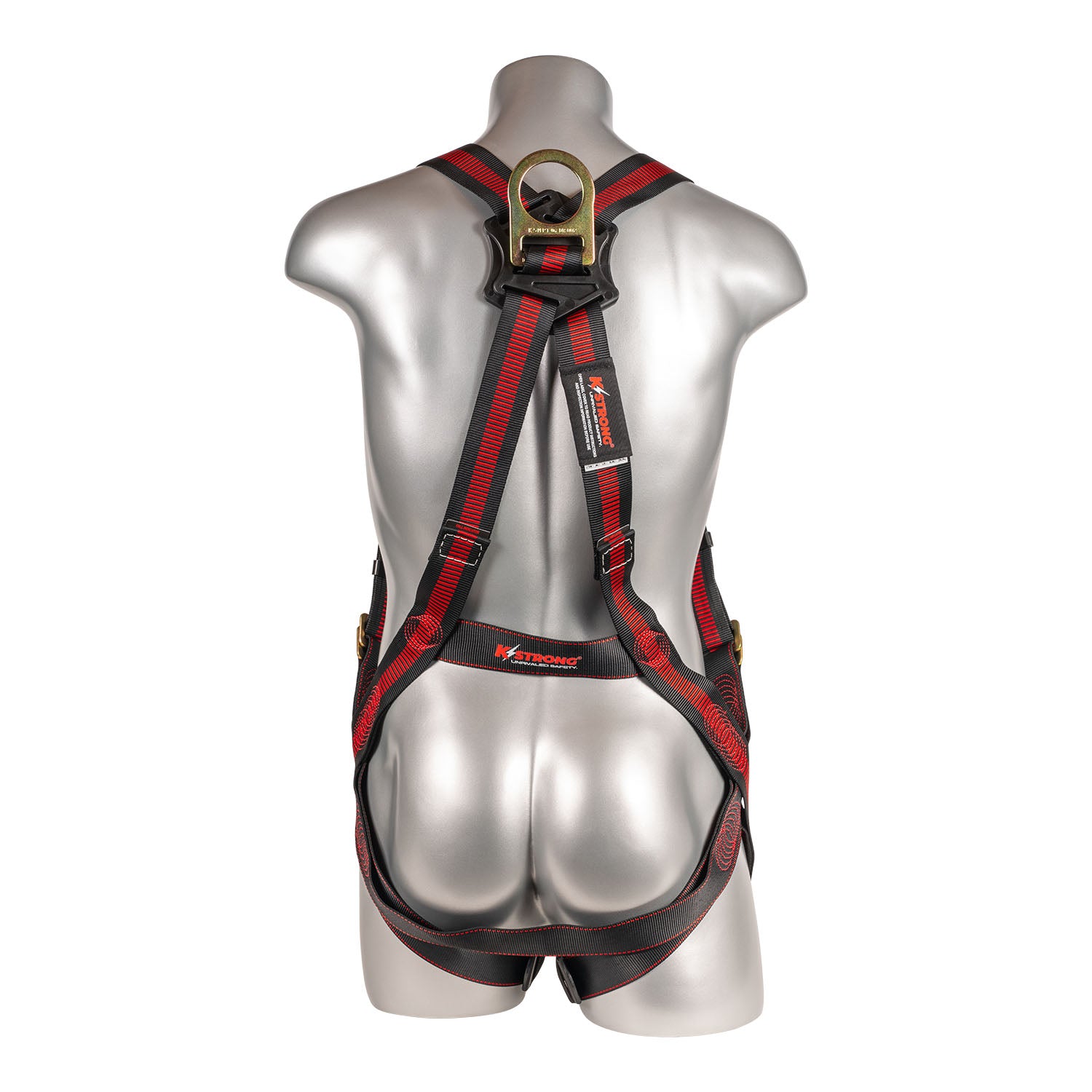 K Strong Kapture Elite 5-Point Full Body Harness, Dorsal D-ring, Front D-ring, MB Legs (M-L) UFH10211P(M-L)