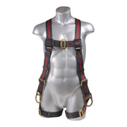 Kapture Elite 5-Point Full Body Harness, Dorsal D-ring, 2 Side D-rings, MB Legs (L-XL)