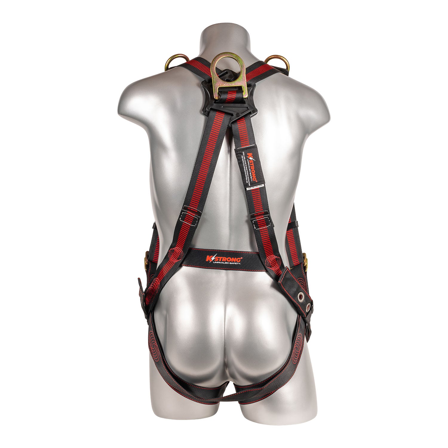 K Strong Kapture Elite 5-Point Full Body Harness, Dorsal D-ring, Front D-ring, Shoulder D-rings, TB Legs (2XL-3XL) UFH10241G(2XL-3XL)
