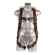 Kapture Elite 5-Point Full Body Harness, Dorsal D-ring, Front D-ring, Shoulder D-rings, TB Legs (XL-2XL)