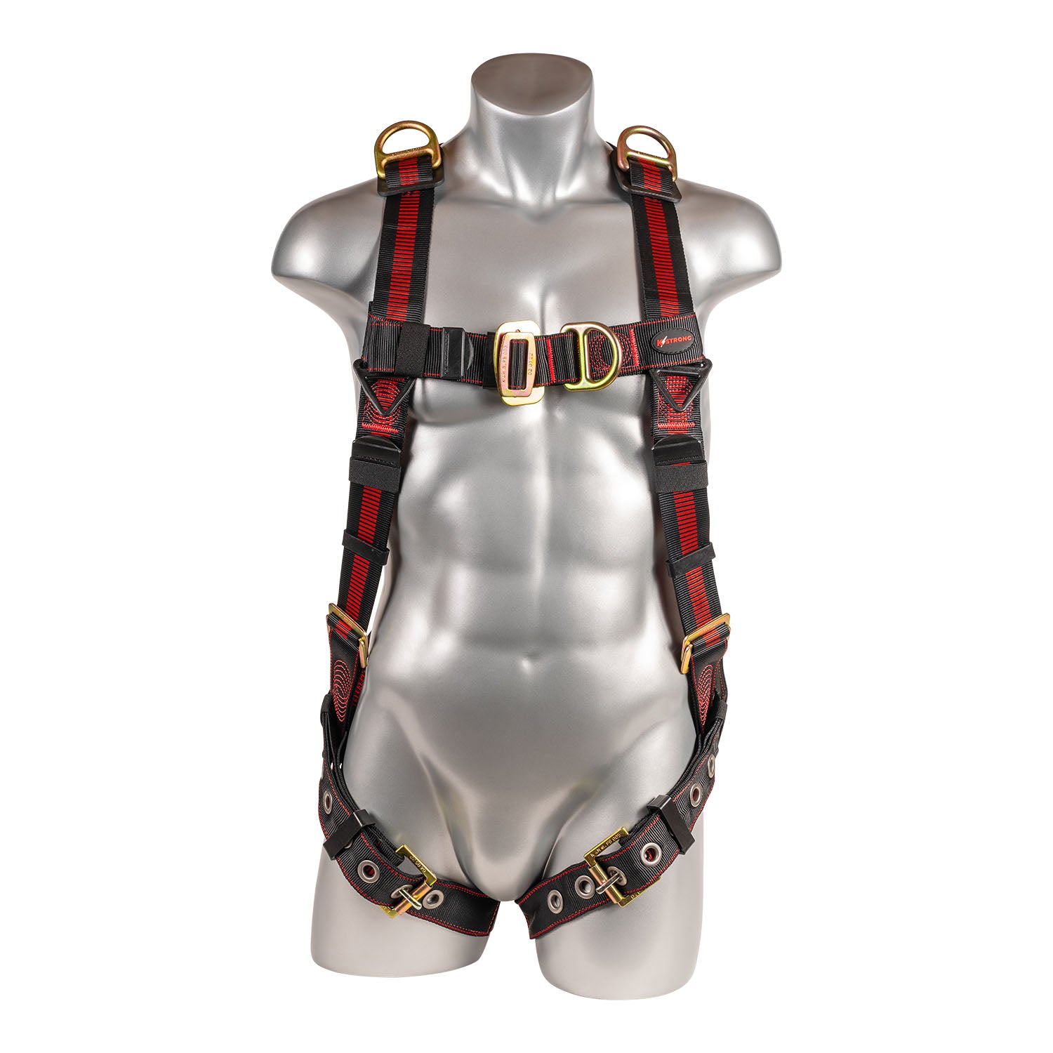 K Strong Kapture Elite 5-Point Full Body Harness, Dorsal D-ring, Front D-ring, Shoulder D-rings, TB Legs (XL-2XL) UFH10241G(XL-2XL)