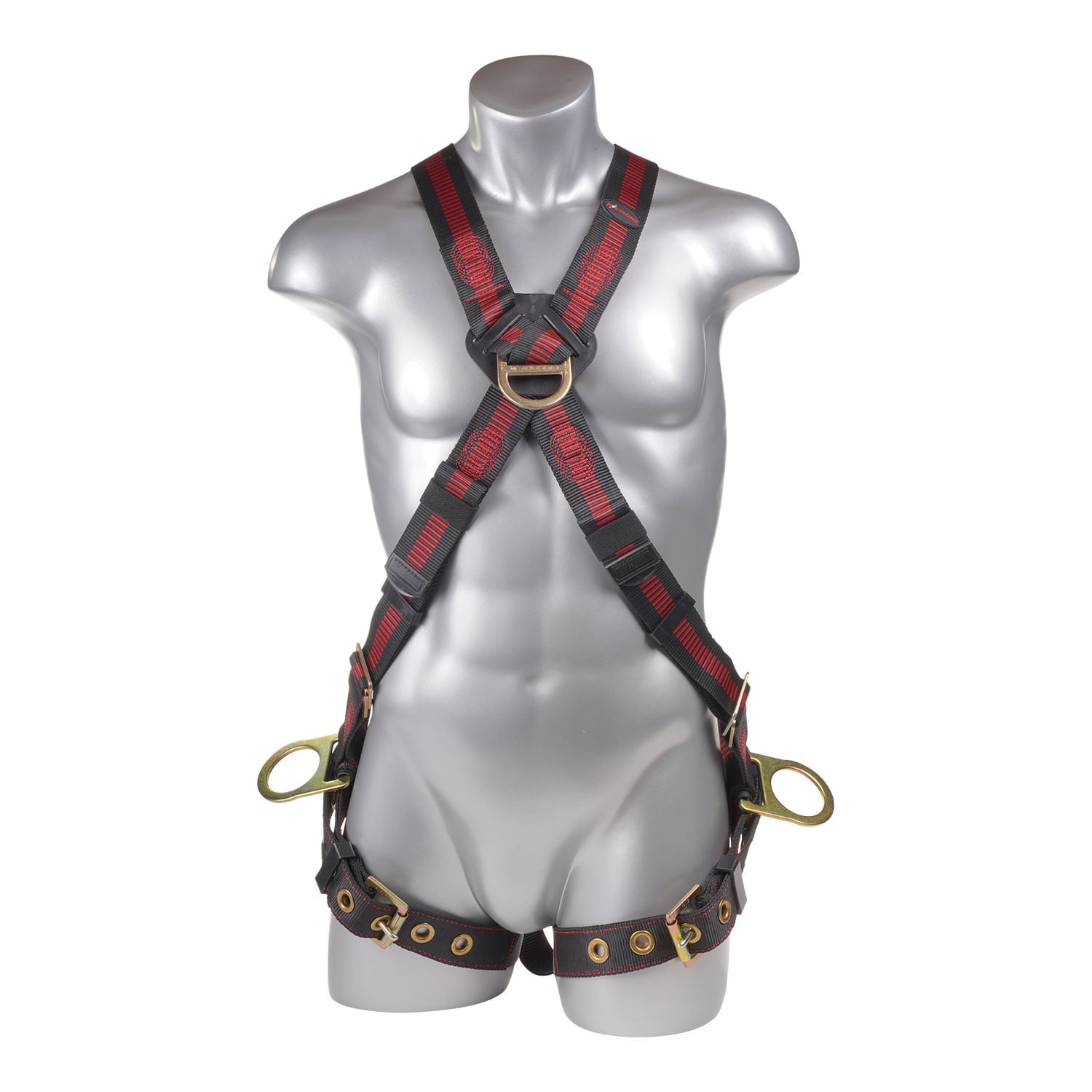 K Strong Kapture Elite Crossover 5-Point Full Body Harness, Dorsal D-ring, Front D-ring, 2 Side D-rings, TB Legs (M-L) UFH10251G(M-L)