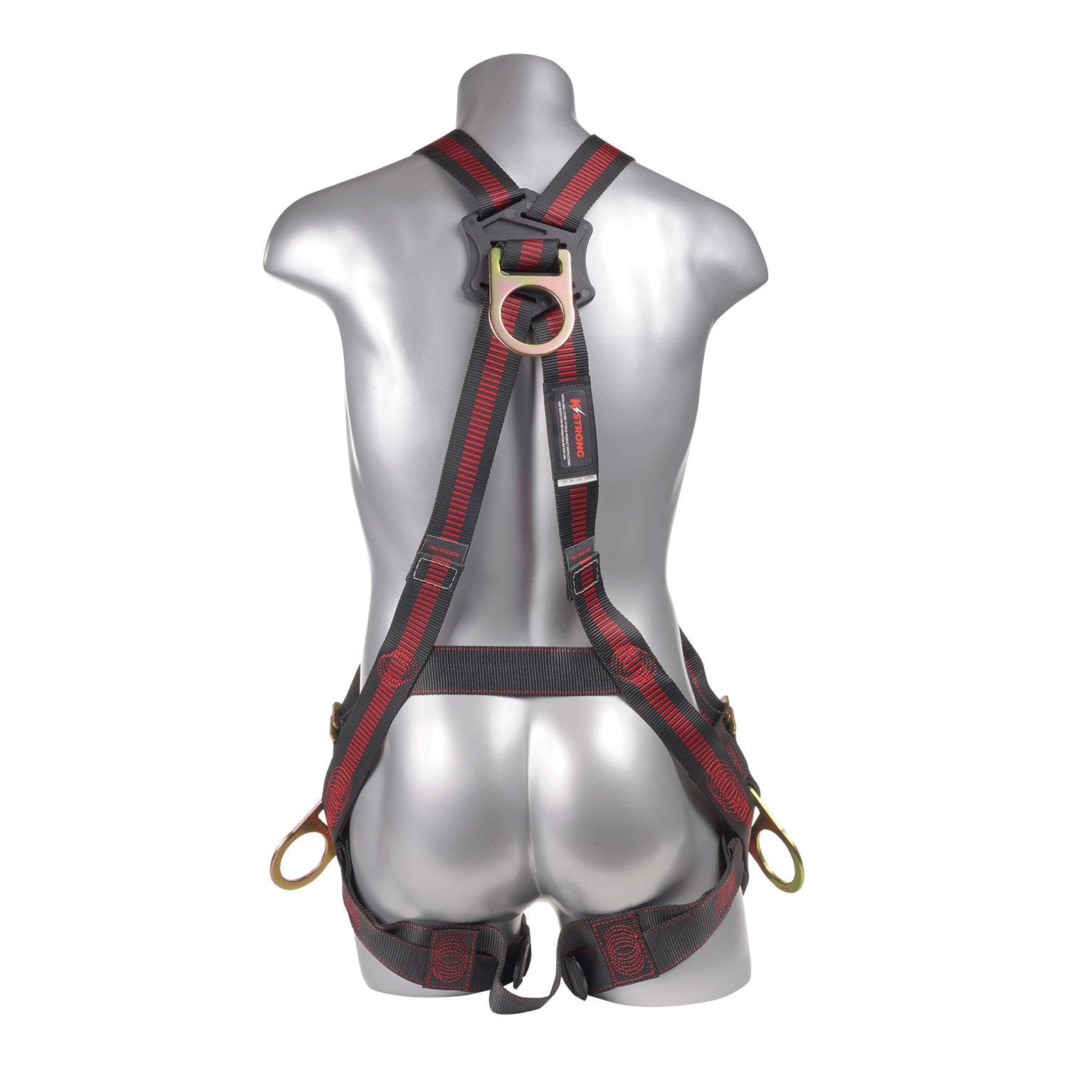 K Strong Kapture Elite Crossover 5-Point Full Body Harness, Dorsal D-ring, Front D-ring, 2 Side D-rings, MB Legs (M-L) UFH10251P(M-L)