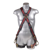 Kapture Elite Crossover 5-Point Full Body Harness, Dorsal D-ring, Front D-ring, 2 Side D-rings, MB Legs (M-L)