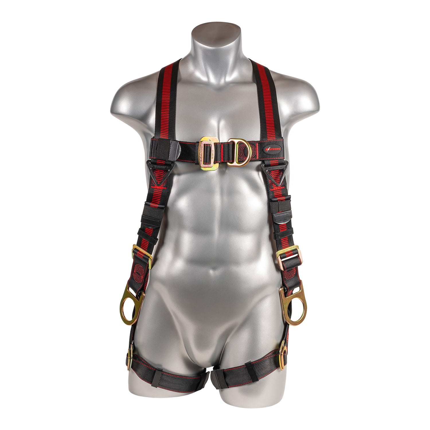 Kapture Elite 5-Point Full Body Harness, Dorsal D-ring, Front D-Ring, 2 Side D-rings, MB Legs (L-XL)