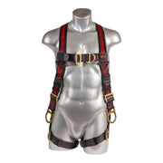 Kapture Elite 5-Point Full Body Harness, Dorsal D-ring, Front D-Ring, 2 Side D-rings, MB Legs (S-M)