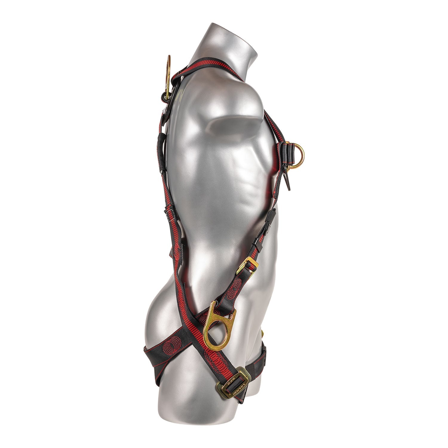 K Strong Kapture Elite 5-Point Full Body Harness, Dorsal D-ring, Front D-Ring, 2 Side D-rings, MB Legs (L-XL) UFH10252P(L-XL)