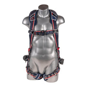 EndurX 5-Point Full Body Harness, Abrasion Resistant Shoulder Pad, Deluxe Leg Pads, Enhanced Dorsal D-ring Plus, Quick Slide Adjusters, Trauma Relief Straps, QC Chest, TB Legs (SS) (L)
