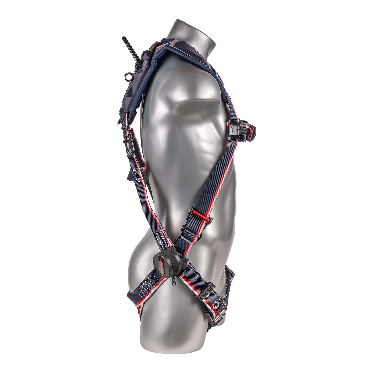 K Strong EndurX 5-Point Full Body Harness, Abrasion Resistant Shoulder Pad, Deluxe Leg Pads, Enhanced Dorsal D-ring Plus, Quick Slide Adjusters, Trauma Relief Straps, QC Chest, TB Legs (SS) (L) UFH10501G(L)