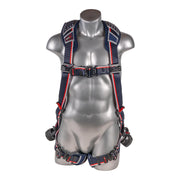 EndurX 5-Point Full Body Harness, Abrasion Resistant Shoulder Pad, Deluxe Leg Pads, Enhanced Dorsal D-ring Plus, Quick Slide Adjusters, Trauma Relief Straps, QC Chest/Legs (XL)
