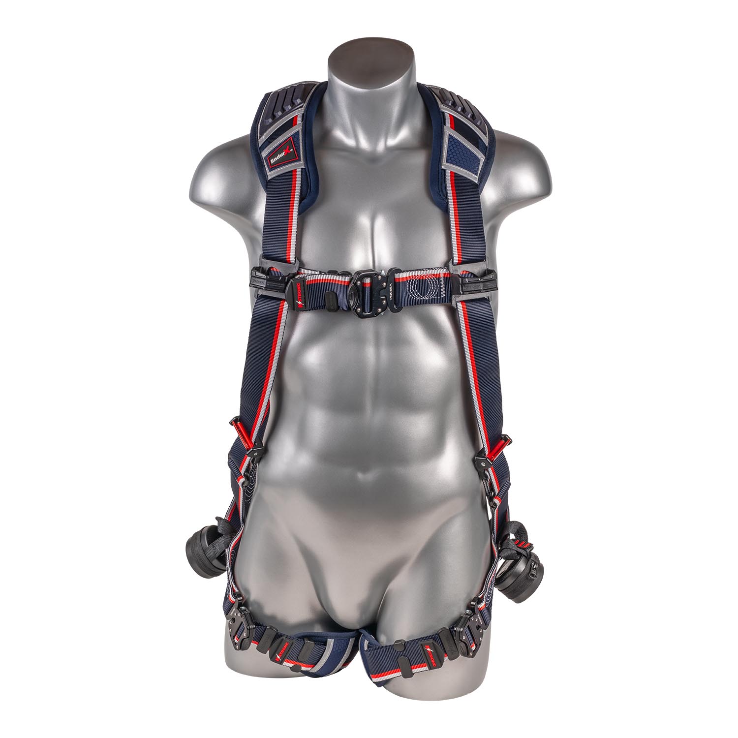 EndurX 5-Point Full Body Harness, Abrasion Resistant Shoulder Pad, Deluxe Leg Pads, Enhanced Dorsal D-ring Plus, Quick Slide Adjusters, Trauma Relief Straps, QC Chest/Legs (3XL)