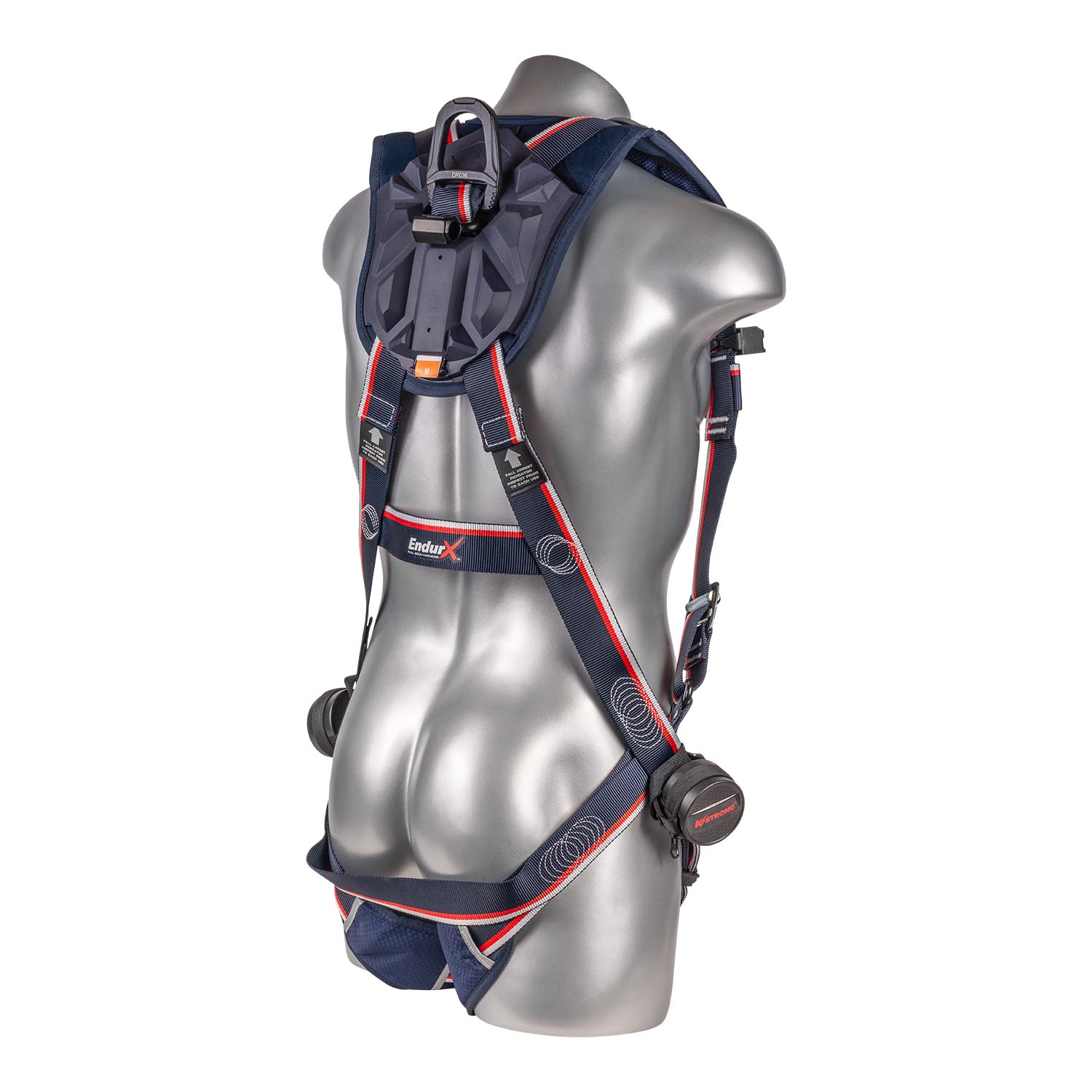 K Strong EndurX 5-Point Full Body Harness, Abrasion Resistant Shoulder Pad, Deluxe Leg Pads, Enhanced Dorsal D-ring Plus, Front D-ring, Quick Slide Adjusters, Trauma Relief Straps, QC Chest, TB Legs (SS) (XL) UFH10511G(XL)