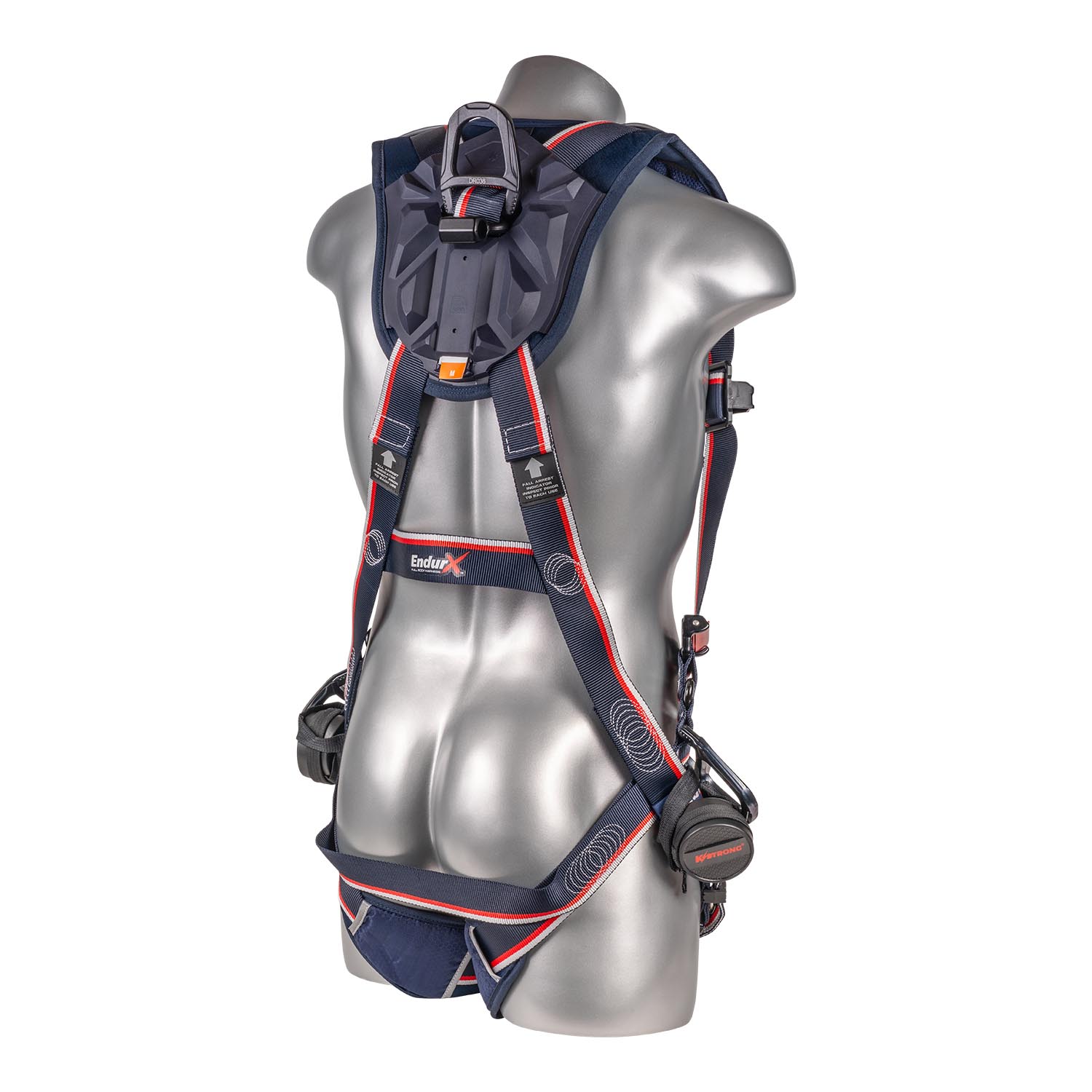 K Strong EndurX 5-Point Full Body Harness, Abrasion Resistant Shoulder Pad, Deluxe Leg Pads, Enhanced Dorsal D-ring Plus, Side D-rings, Quick Slide Adjusters, Trauma Relief Straps, QC Chest, TB Legs (SS) (L) UFH10531G(L)