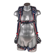 K Strong EndurX 5-Point Full Body Harness, Abrasion Resistant Shoulder Pad, Deluxe Leg Pads, Enhanced Dorsal D-ring Plus, Side D-rings, Quick Slide Adjusters, Trauma Relief Straps, QC Chest/Legs (2XL) UFH10531Q(2XL)