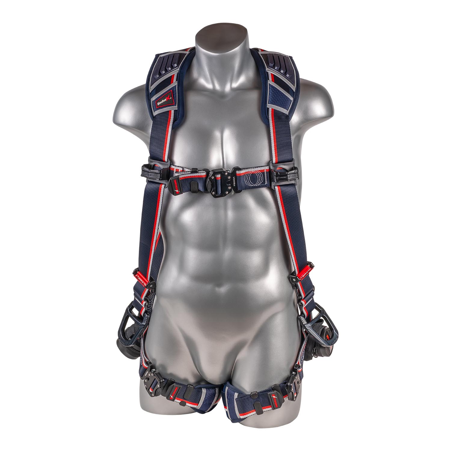 K Strong EndurX 5-Point Full Body Harness, Abrasion Resistant Shoulder Pad, Deluxe Leg Pads, Enhanced Dorsal D-ring Plus, Side D-rings, Quick Slide Adjusters, Trauma Relief Straps, QC Chest/Legs (L) UFH10531Q(L)