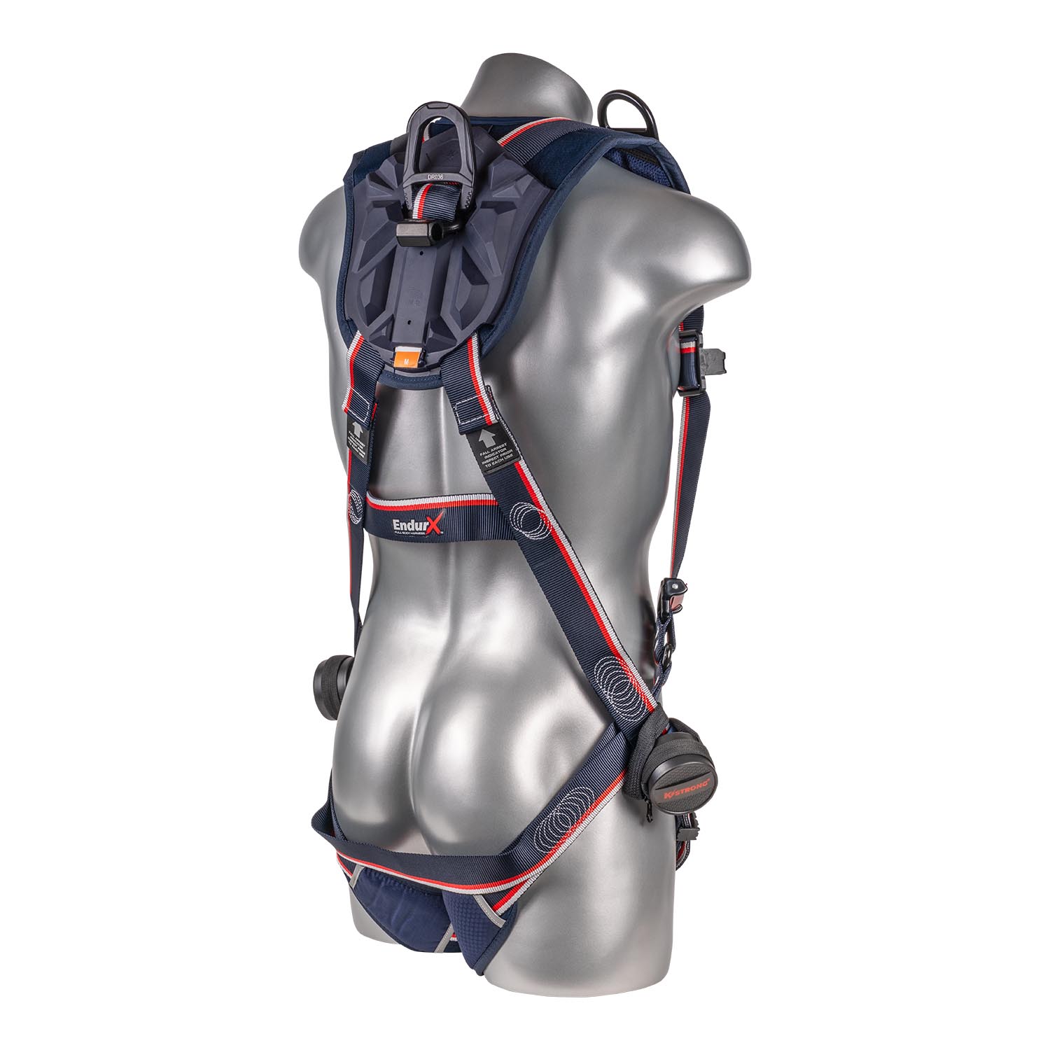 K Strong EndurX 5-Point Full Body Harness, Abrasion Resistant Shoulder Pad, Deluxe Leg Pads, Enhanced Dorsal D-ring Plus, Shoulder D-rings, Quick Slide Adjusters, Trauma Relief Straps, QC Chest, TB Legs (SS) (XS) UFH10533G(XS)
