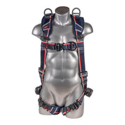 K Strong EndurX 5-Point Full Body Harness, Abrasion Resistant Shoulder Pad, Deluxe Leg Pads, Enhanced Dorsal D-ring Plus, Front D-ring, Shoulder D-rings, Quick Slide Adjusters, Trauma Relief Straps, QC Chest/Legs (3XL) UFH10541Q(3XL)