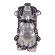 K Strong EndurX 5-Point Full Body Harness, Abrasion Resistant Shoulder Pad, Deluxe Leg Pads, Enhanced Dorsal D-ring Plus, Front D-ring, Side D-rings, Quick Slide Adjusters, Trauma Relief Straps, QC Chest, TB Legs (SS) (L) UFH10551G(L)