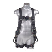 Kapture Element Arc Flash 5-Point Full Body Harness, Dorsal D-ring, 2 Side D-rings, Mating Buckle Legs and Chest (L-XL)