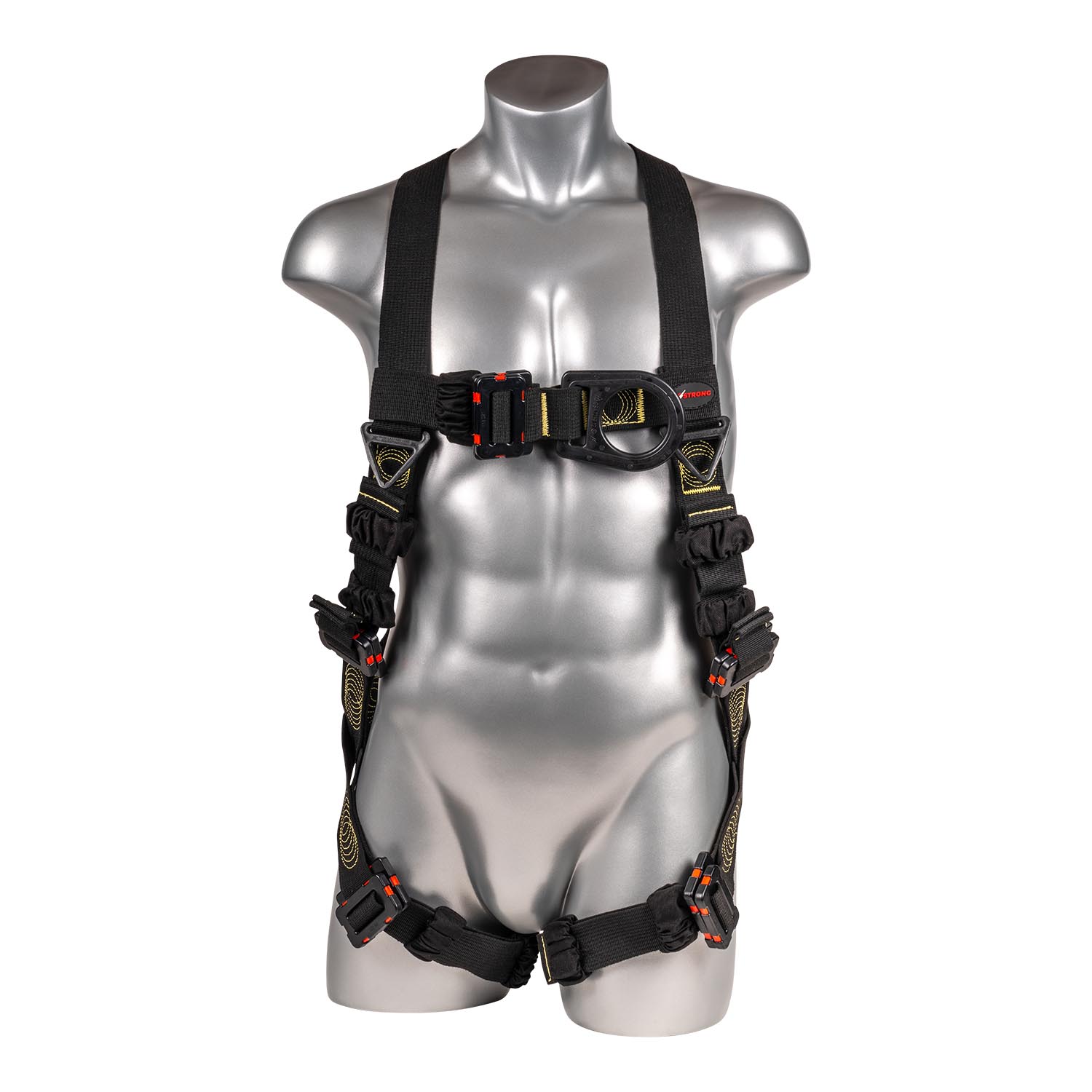 Kapture Element Arc Flash 5-Point Full Body Harness, Dorsal D-ring, Front D-ring, Mating Buckle Legs and Chest (S-L)