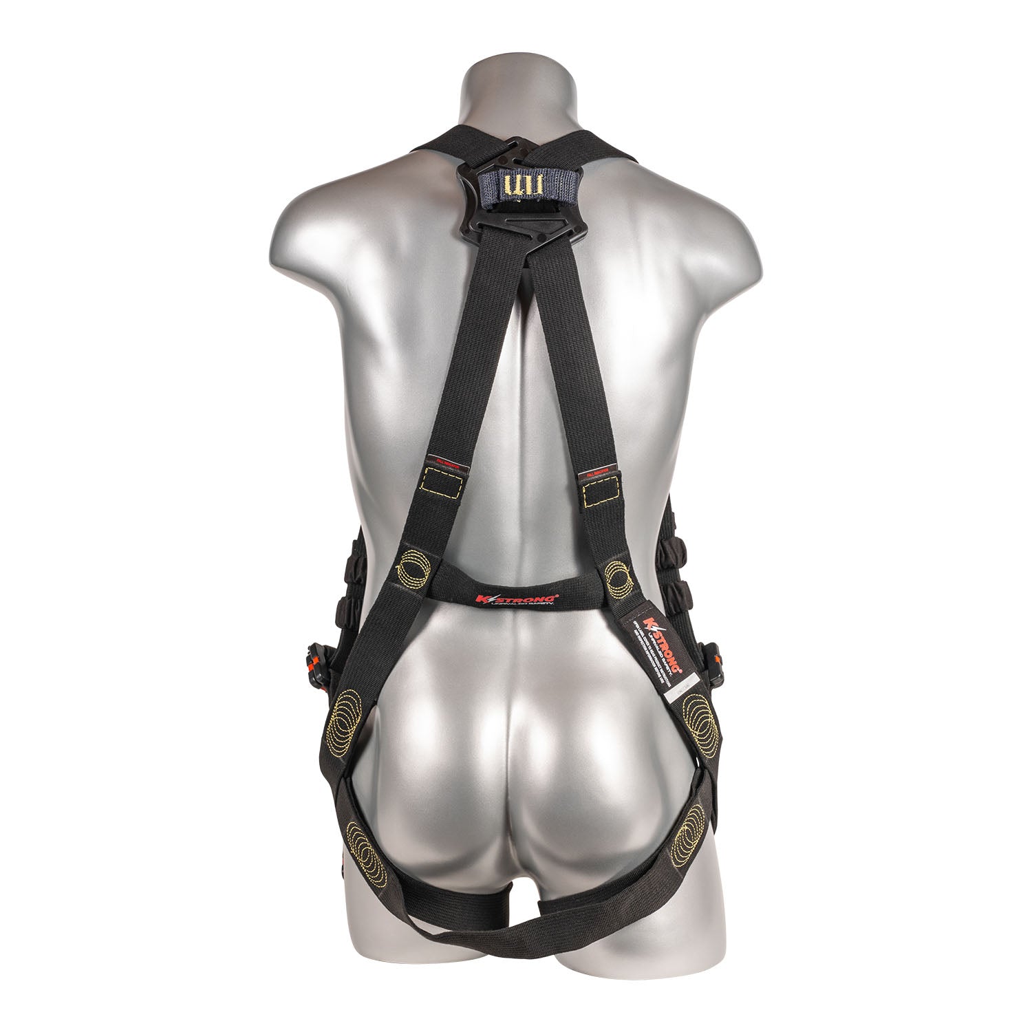 K Strong Kapture Element Arc Flash 5-Point Full Body Harness, Web Loop Dorsal and Front D-rings, Mating Buckle Legs and Chest (L-XL) UFH10711P(L-XL)