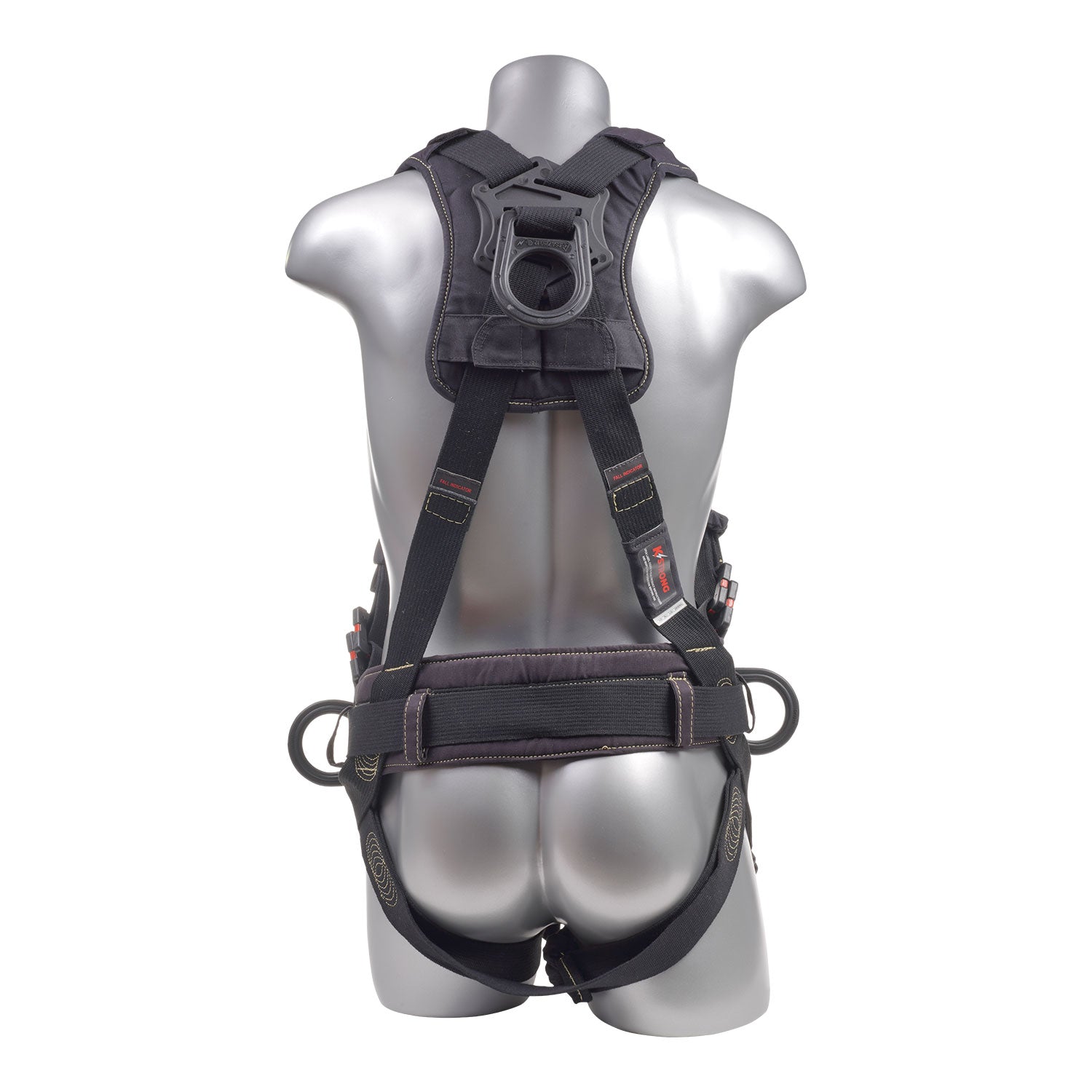 K Strong Kapture Element Arc Flash 5-Point Full Body Harness, Dorsal D-ring, Side D-rings, Waist Pad w/ Tool Belt, Back/Shoulder Pad, Mating Buckle Legs and Chest (S-L) UFH10731P(S-L)