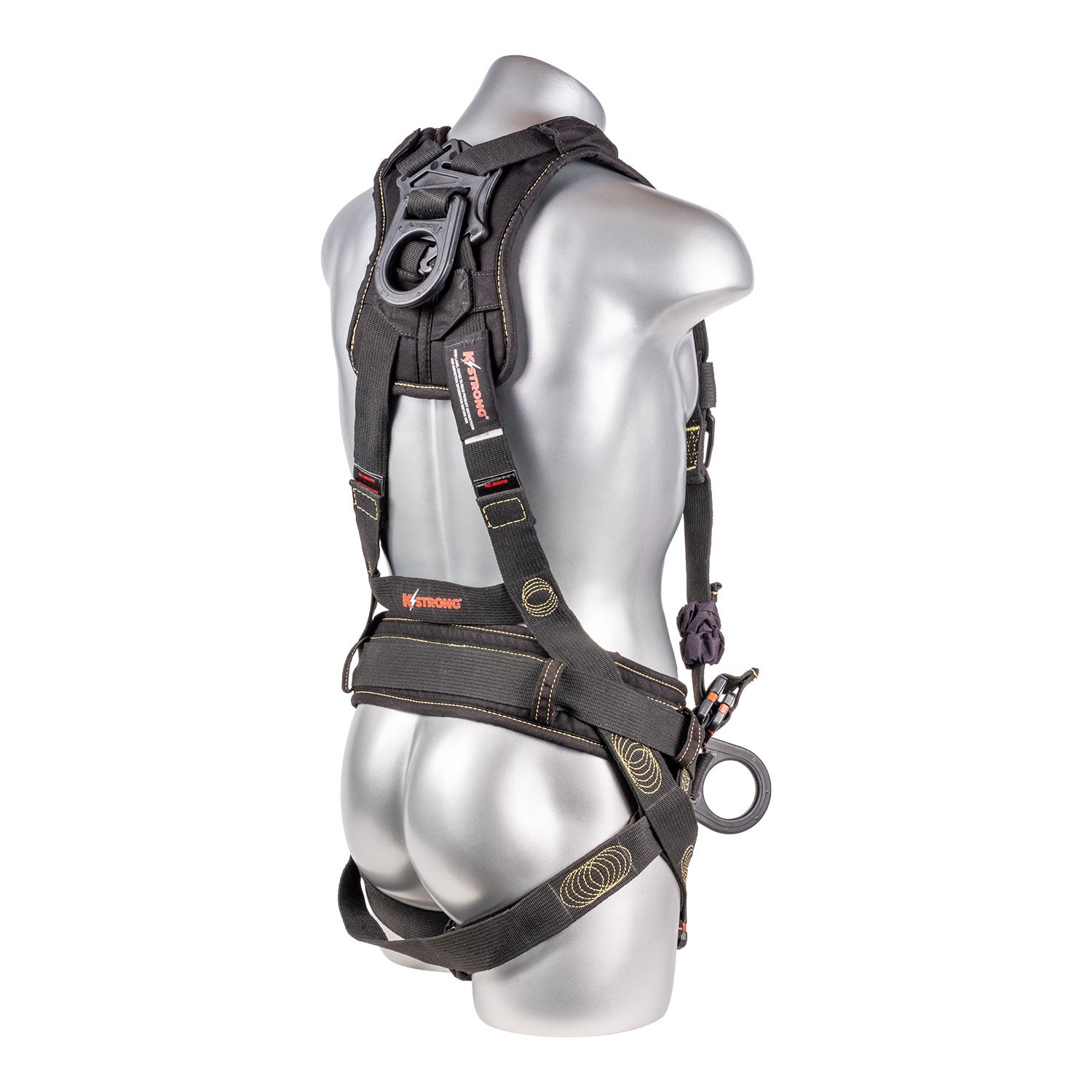 K Strong Kapture Element Arc Flash 5-Point Full Body Harness, Dorsal D-ring, Front D-Ring, Side D-rings, Waist Pad w/ Tool Belt, Back/Shoulder Pad, Mating Buckle Legs and Chest (L-XL) UFH10732P(L-XL)