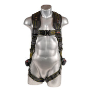 Kapture Element 5-Point Full Body Harness, Revolta Oil and Water Repellent Webbing, Enhanced Dorsal D-ring Plus, Back/Shoulder Pad, Trauma Relief Straps, QC Chest and Legs (XL-2XL)