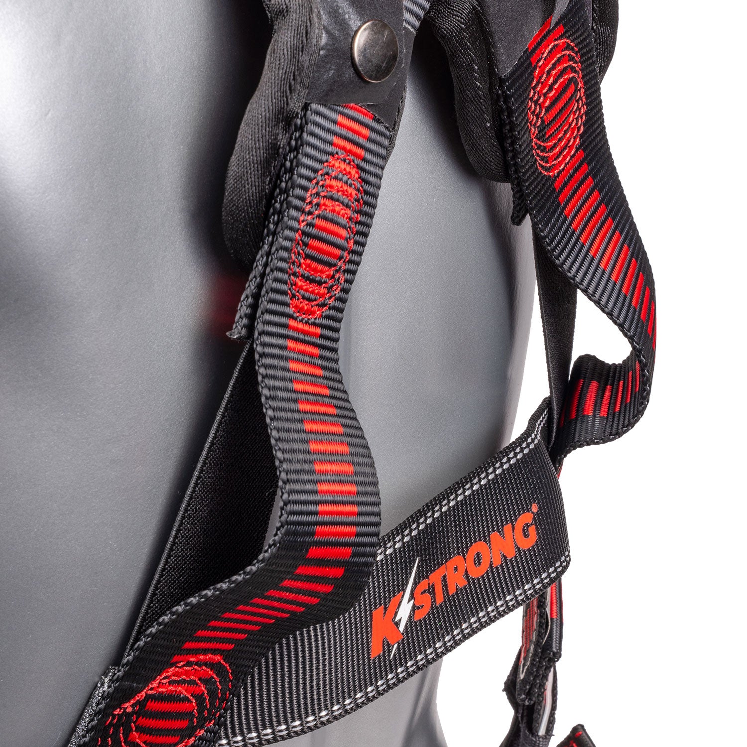 K Strong Kapture Elite+ 5-Point Full Body Harness, Enhanced Dorsal D-ring Plus, TB Legs, QC Chest, Back/Shoulder Pad, Spring Torso Adjusters (M-L) UFH15203GQ(M-L)