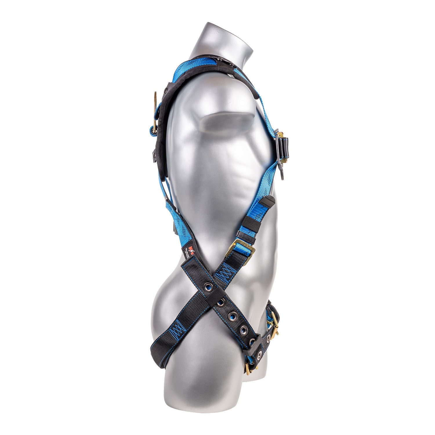 K Strong Kapture Essential+ 5-Point Full Body Harness, Back/Shoulder Pad, TB Legs (M-L) UFH16201GP(M-L)