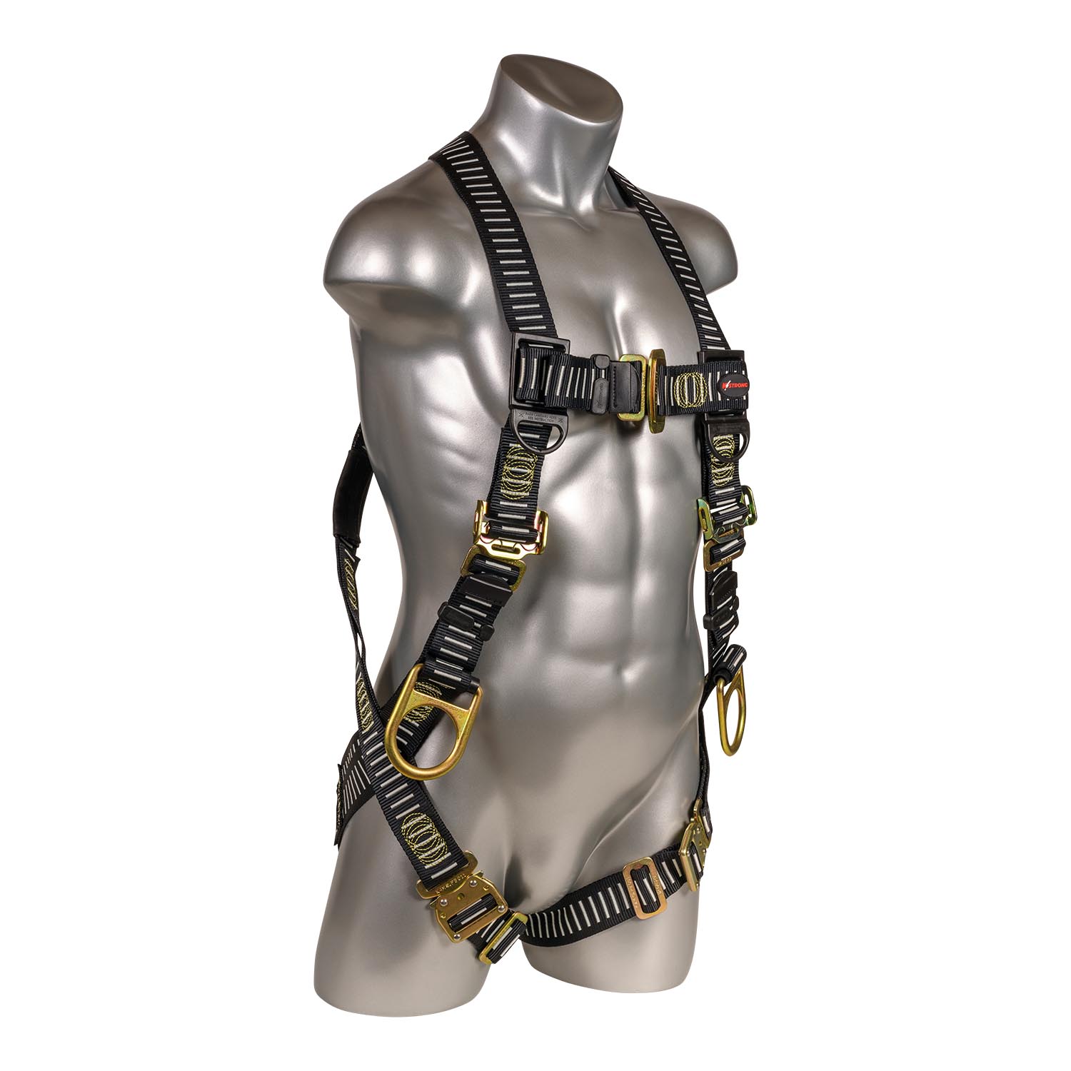 K Strong Kapture Element Welding Harness, 3 D-Rings, MB Chest and QC Legs (XL-2XL) UFH19903PQFR(XL-2XL)