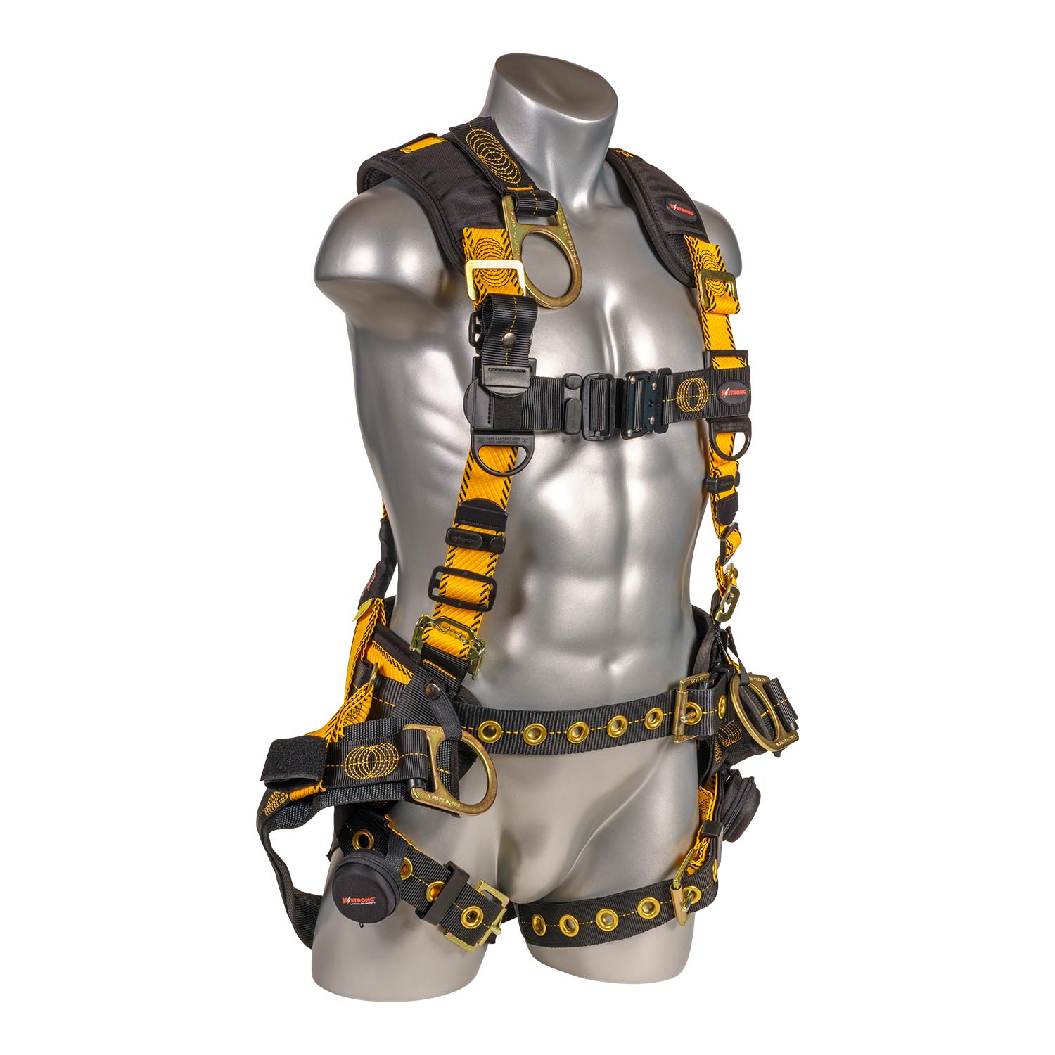 K Strong Kapture Element Oil and Gas Derrick Deluxe Harness, 4 D-rings (L-XL) UFH90341G(L-XL)