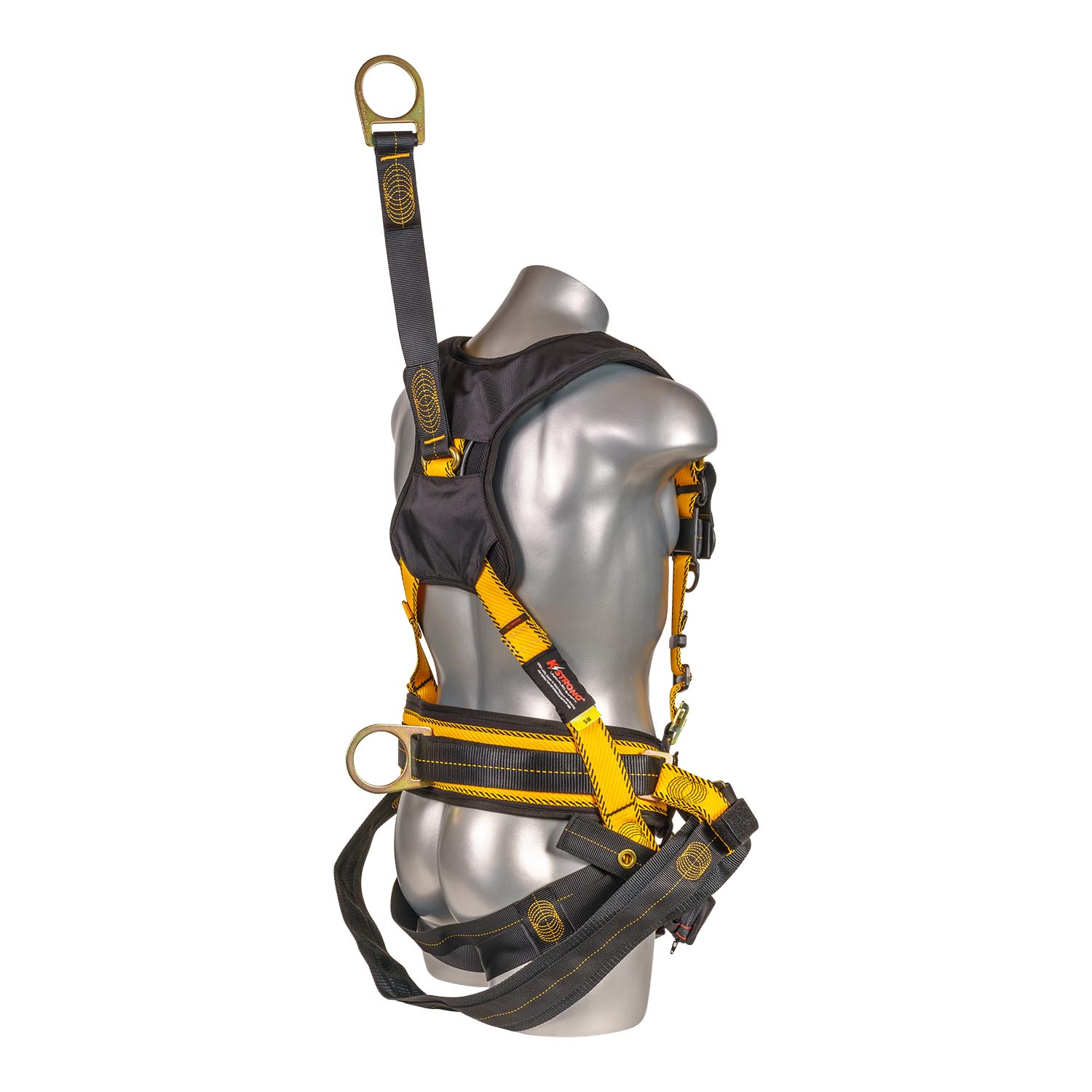 K Strong Kapture Element Oil and Gas Derrick Deluxe Harness, 4 D-rings (L-XL) UFH90341G(L-XL)