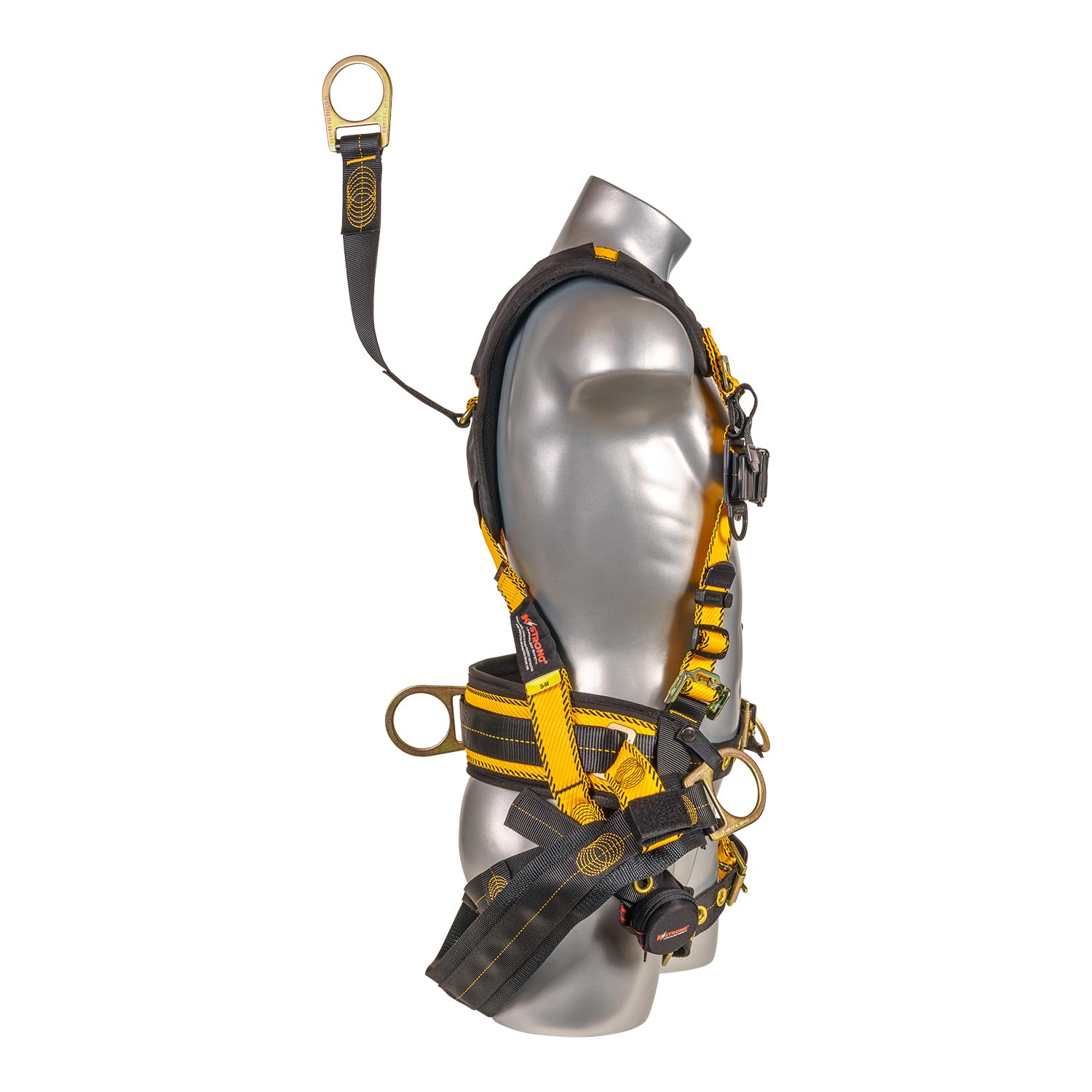 K Strong Kapture Element Oil and Gas Derrick Deluxe Harness, 4 D-rings (M-L) UFH90341G(M-L)