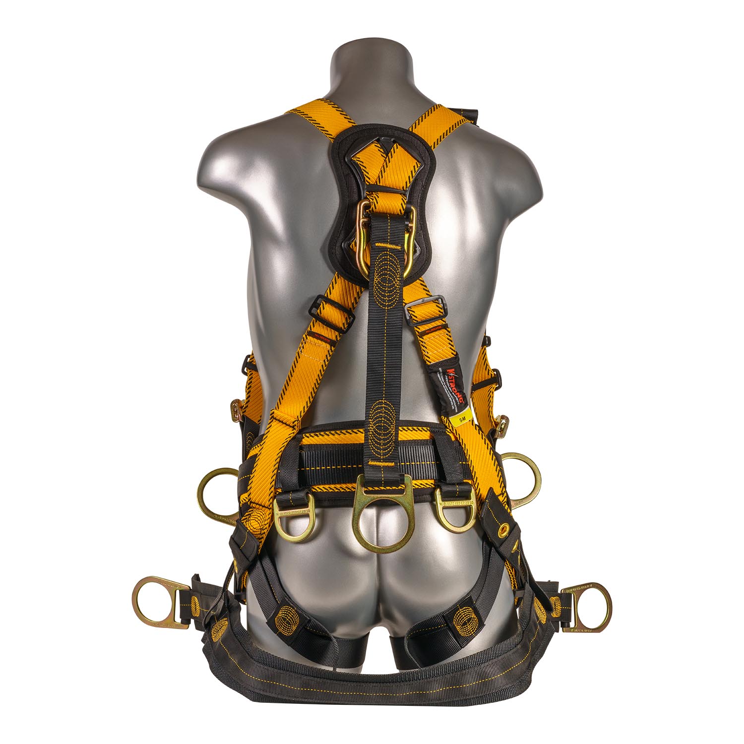 K Strong Kapture Element Oil and Gas Derrick Deluxe Harness, 7 D-Rings, Removable Bosun Chair (M-L) UFH90471G(M-L)
