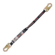 K Strong 3' Clear Pack Design Shock Absorbing Lanyard with Snap Hooks UFL201101(03)