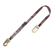 K Strong 4' Clear Pack Design Shock Absorbing Lanyard with Snap Hooks UFL201101(04)