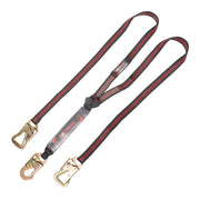 K Strong 6' Twin Leg 100% Tie-off Tie-Back Design Shock Absorbing Lanyard with Snap Hook UFL201421