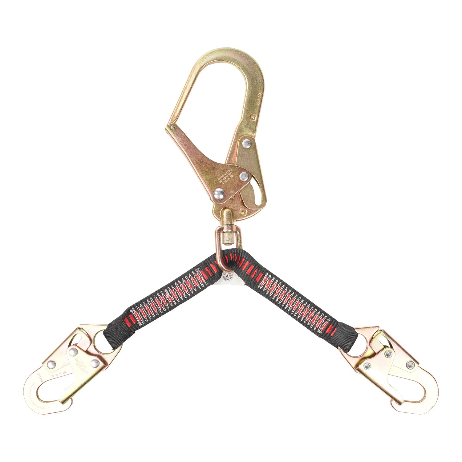 K Strong Work Positioning Device Web Assembly with Swivel Rebar Hook and Snap Hooks UFL205251